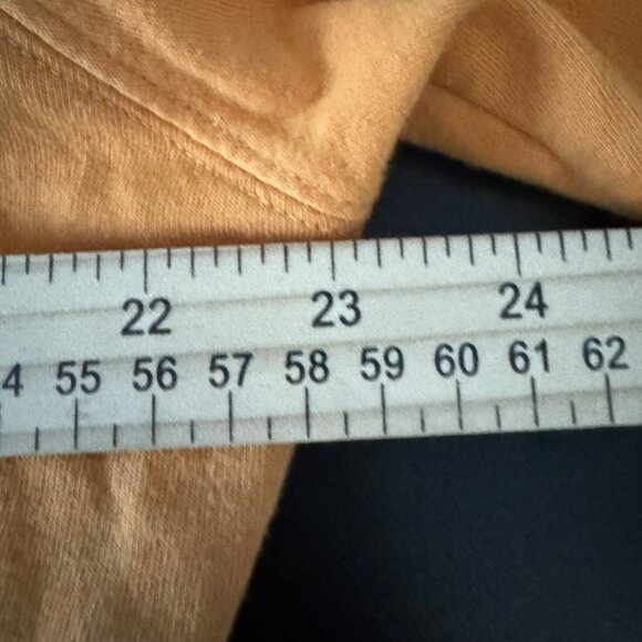 🟣🟣 Athleta Womens Yellow Longsleeve Crewneck Sweatshirt Size Large - Picture 7 of 8